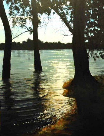 Árvíz a Dunán 60x40 cm